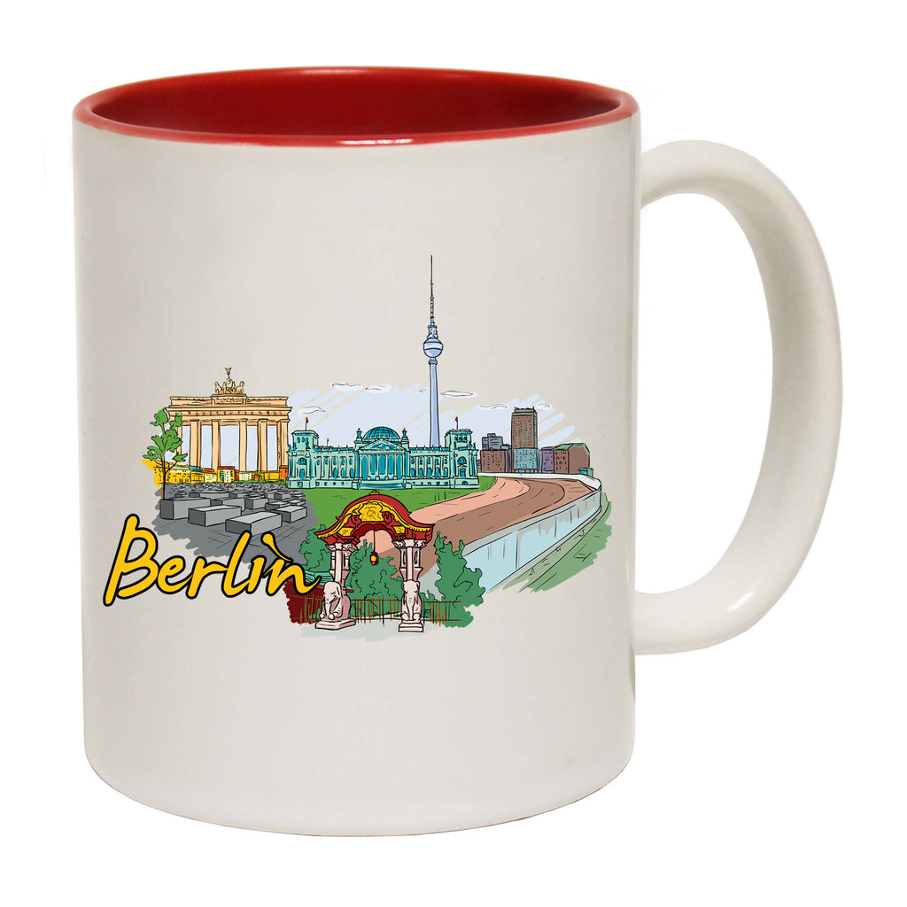 Berlin Germany Country Flag Destination - Funny Coffee Mug