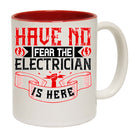 Have No Fear The Electrician Is Here Sparky - Funny Coffee Mug