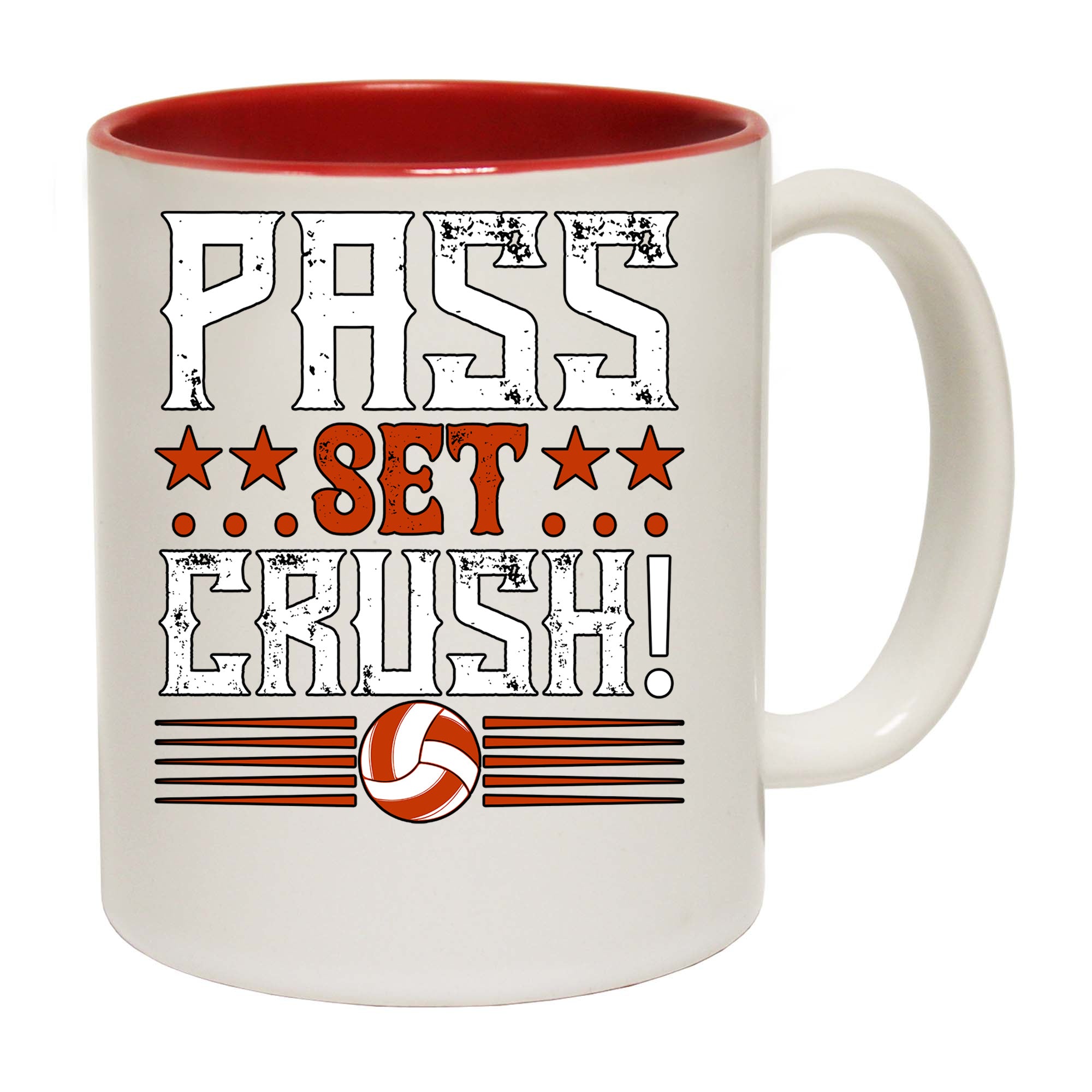 Volleyball Cpass Set Crush - Funny Coffee Mug