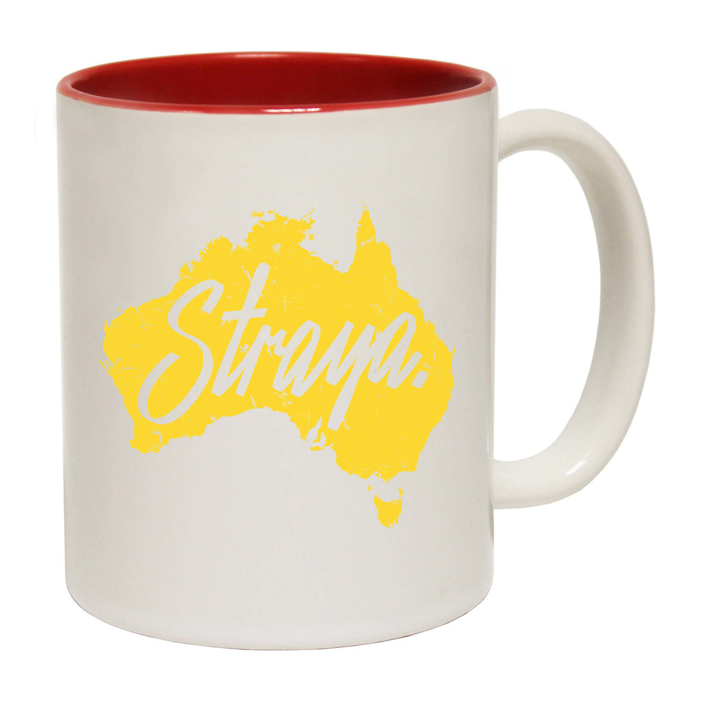 Straya Australia Ozzie Slang Country - Funny Coffee Mug
