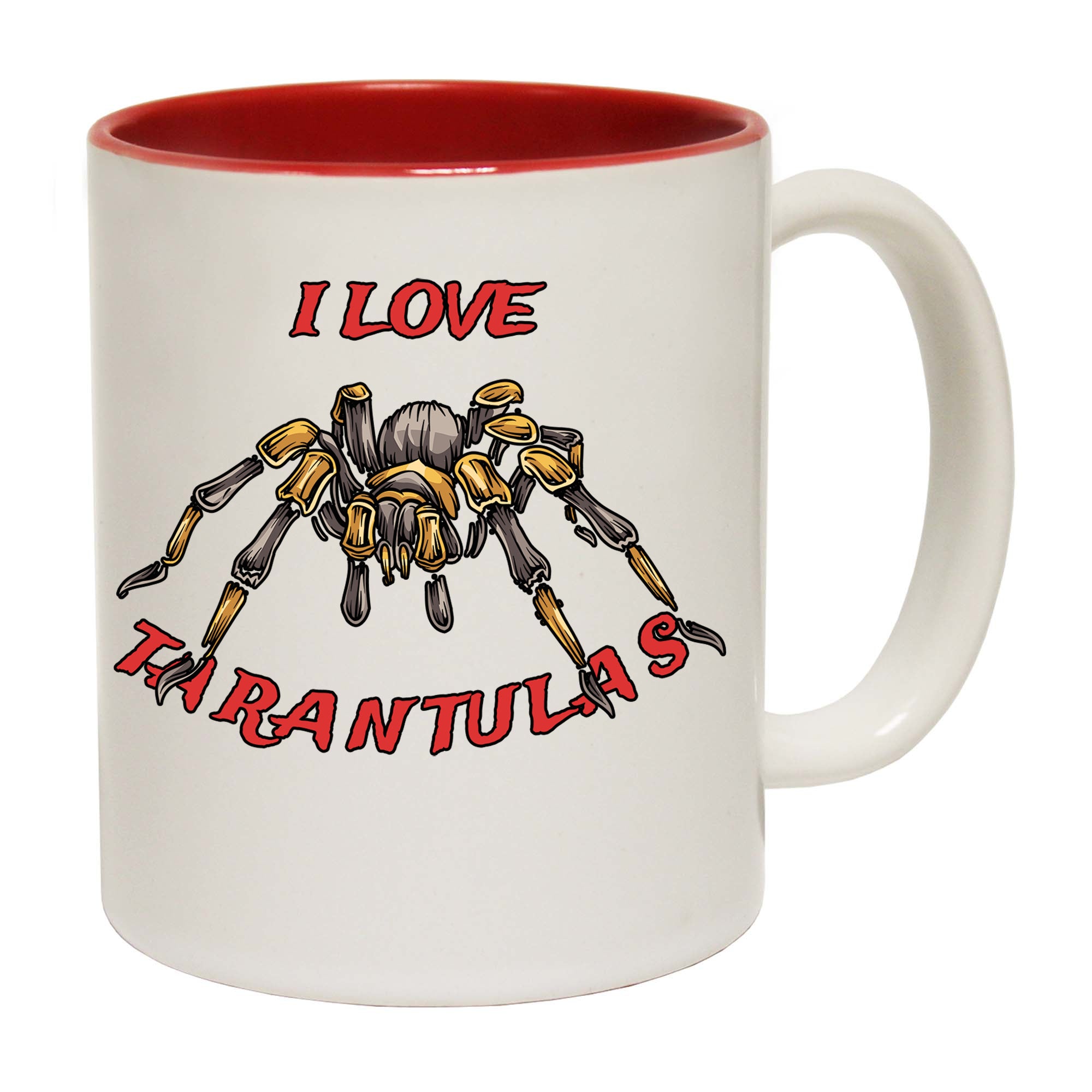 I Love Tarantulas Spiders - Funny Coffee Mug