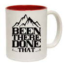 Been There Done That Mountains Climbing - Funny Coffee Mug