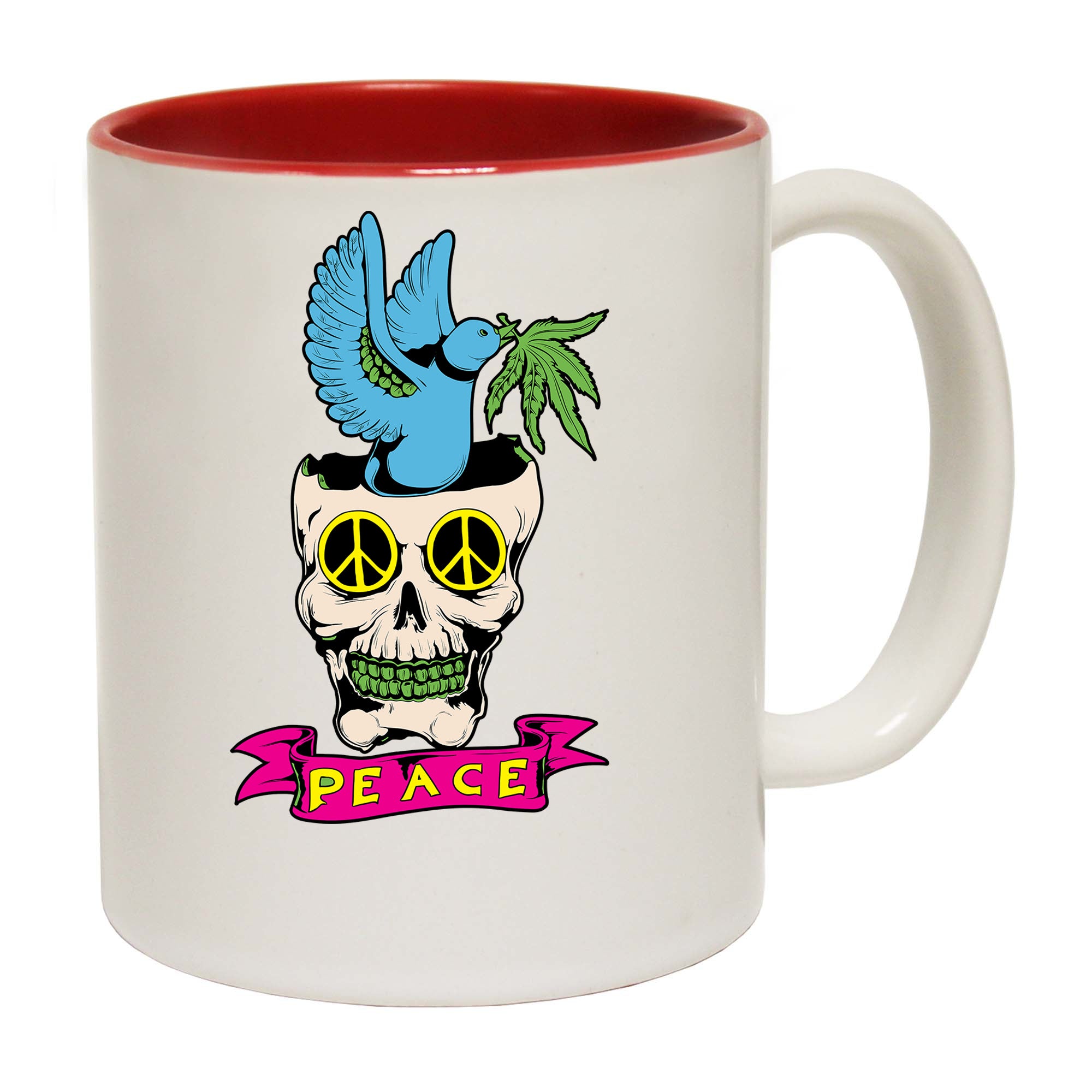 Peace Skull - Funny Coffee Mug