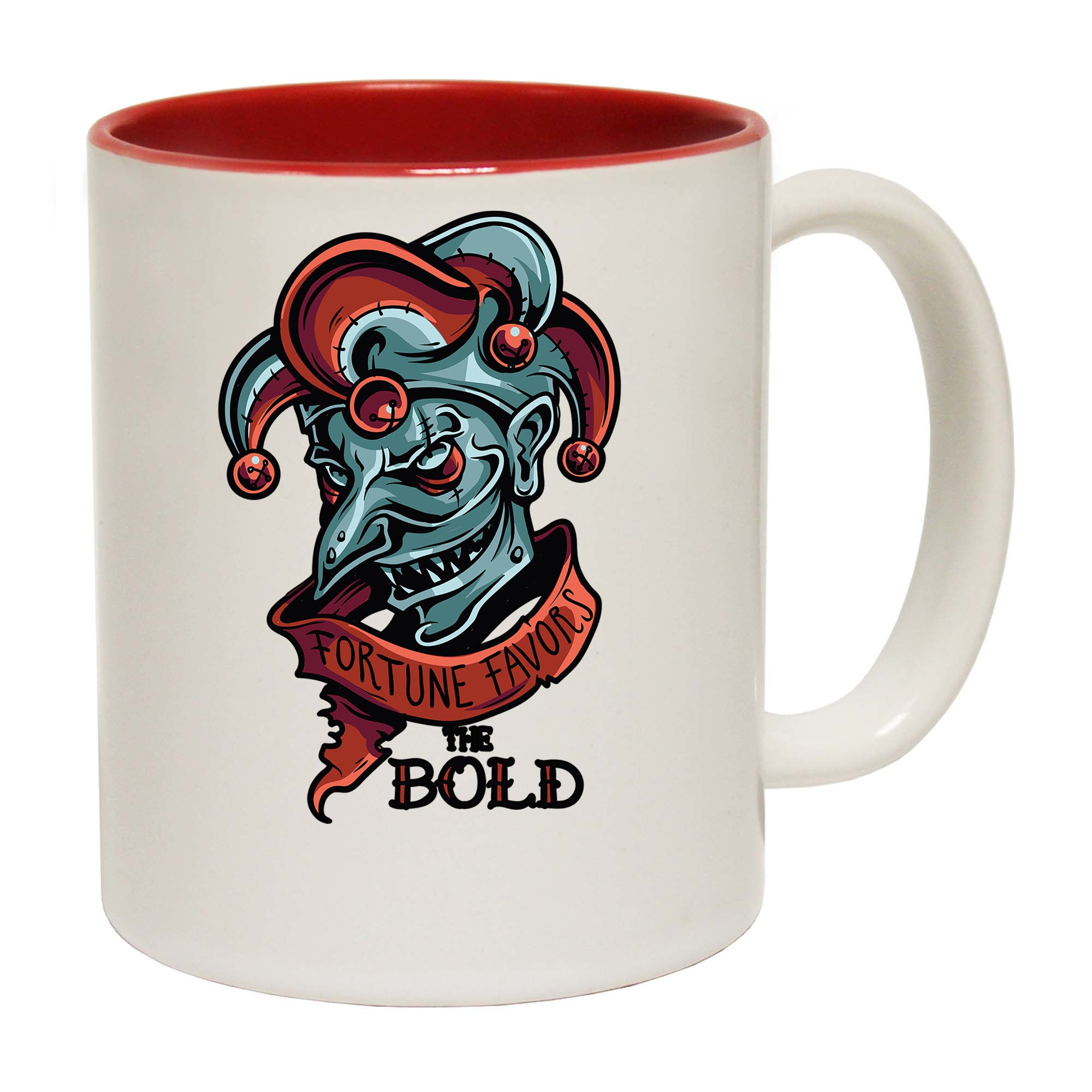 Fortune Favours The Bold - Funny Coffee Mug