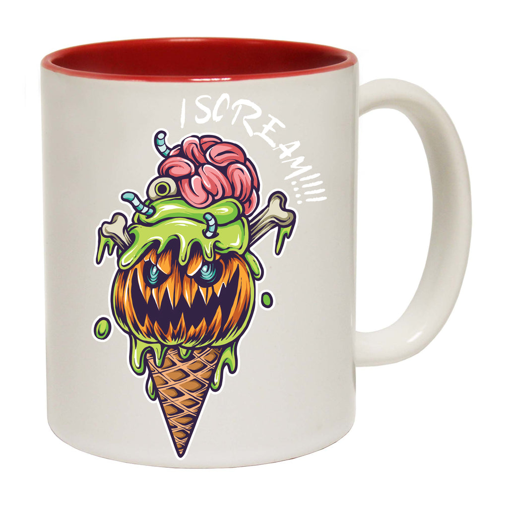 Graphic I Scream Halloween Trick Or Treat - Funny Coffee Mug