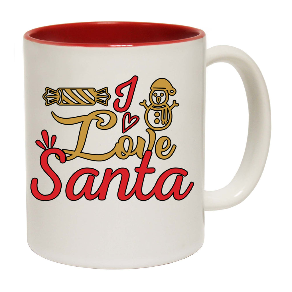 I Love Santa Christmas Xmas - Funny Coffee Mug