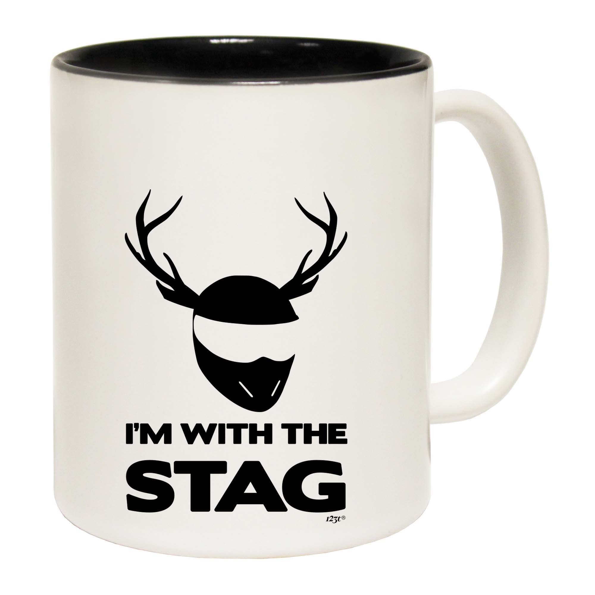 Im With The Stag Solid - Funny Coffee Mug Cup