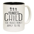 Youngest Child 3 The Rules Dont Apply To Me - Funny Coffee Mug