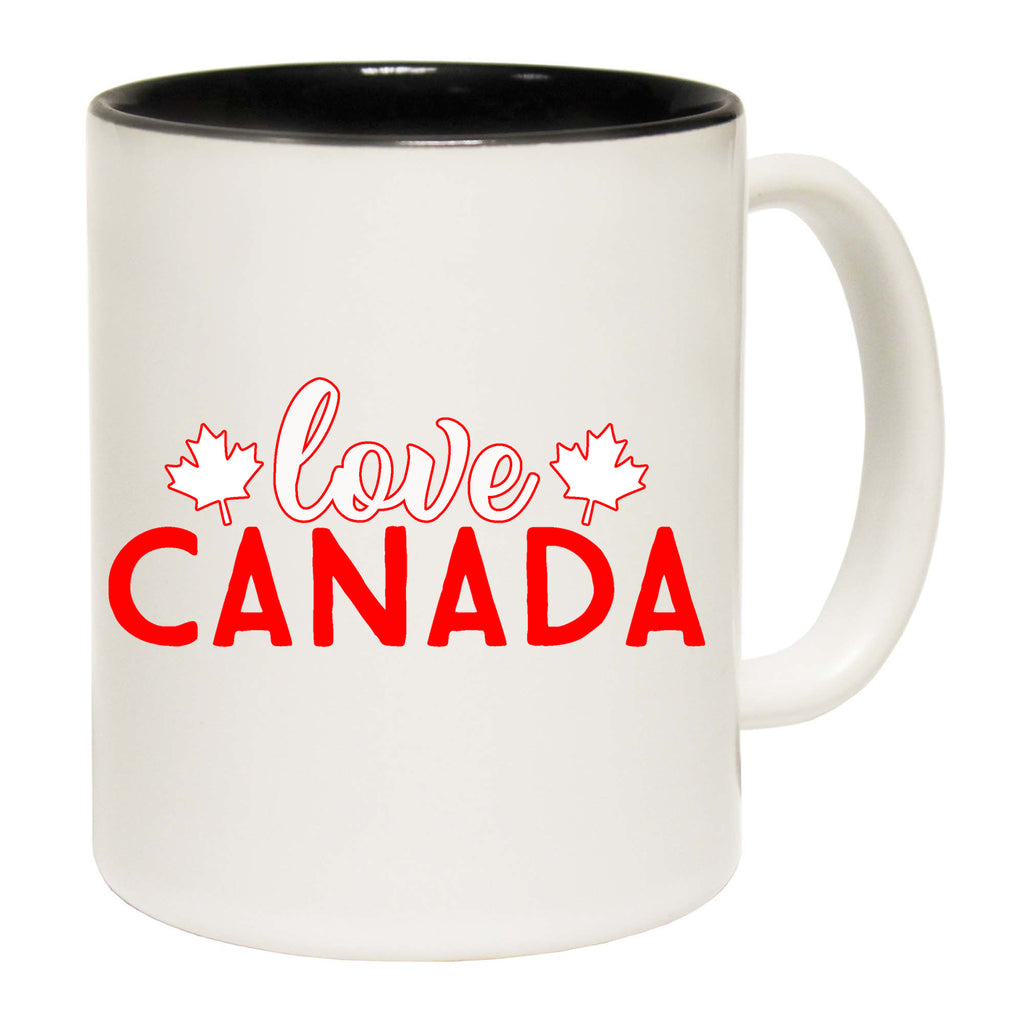 Love Canada Country Flag - Funny Coffee Mug