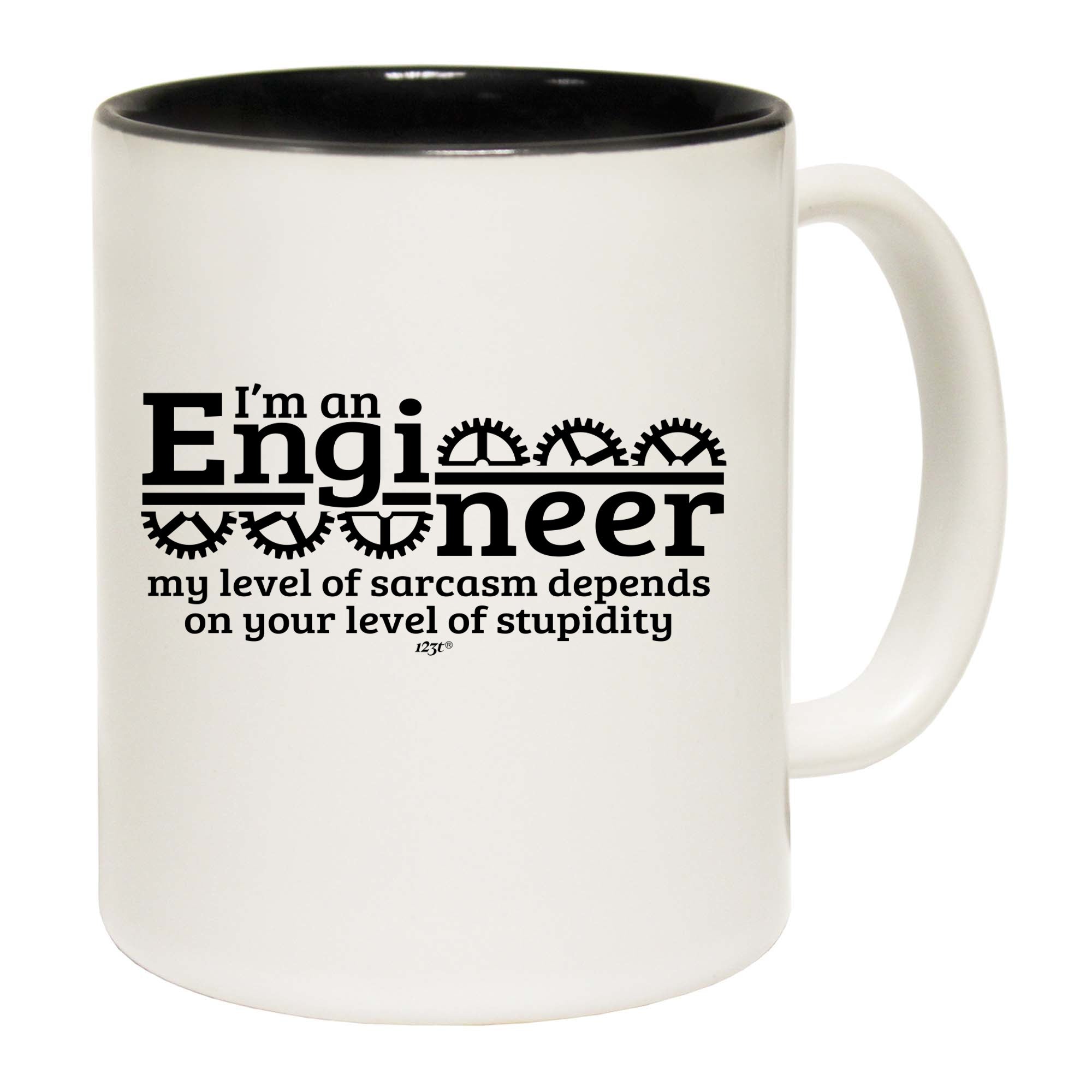 Im An Engineer My Level Of Sarcasm Depends - Funny Coffee Mug Cup