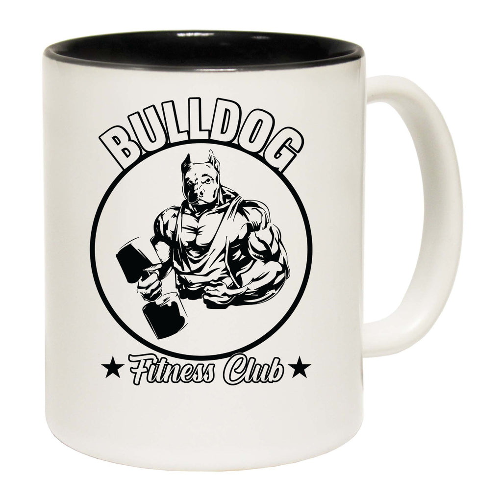Bulldog Fitness Club Gym Bodybuilding Weights - Funny Coffee Mug