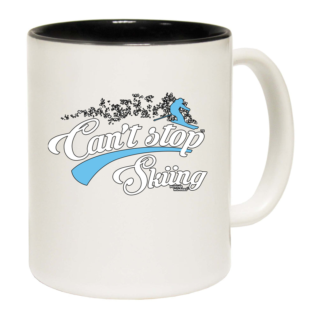 Pm Cant Stop Skiing - Funny Coffee Mug
