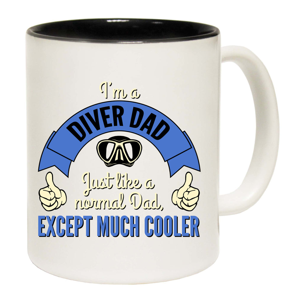 Ow Im A Diver Dad - Funny Coffee Mug
