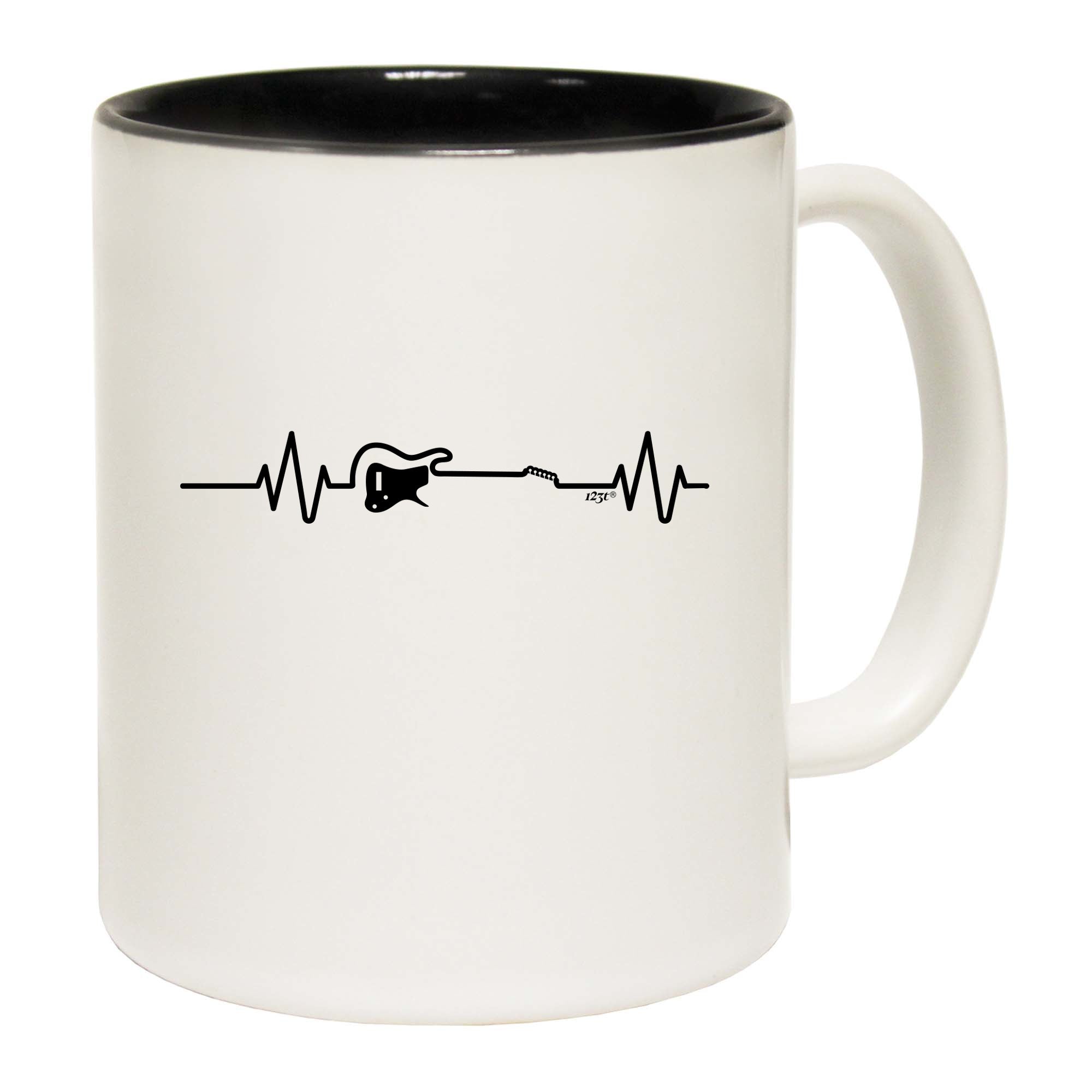 Electric Guitar Pulse - Funny Coffee Mug