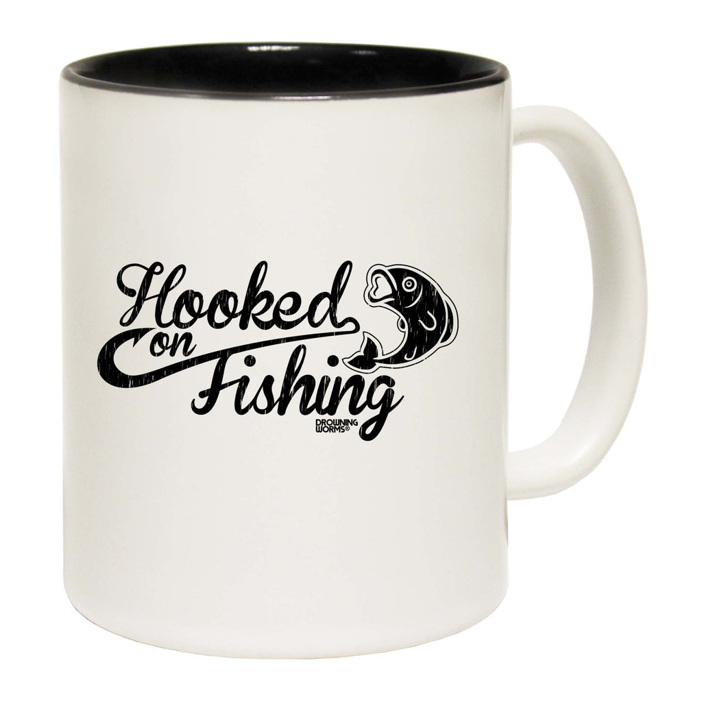 Hooked On Fishing - Funny Coffee Mug
