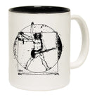 Leonardo Guitar Black - Funny Coffee Mug