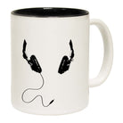 Headphones Around Neck - Funny Coffee Mug Cup