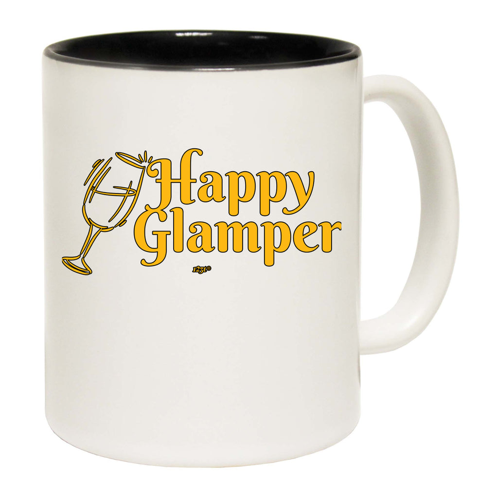 Happy Glamper Camping - Funny Coffee Mug Cup