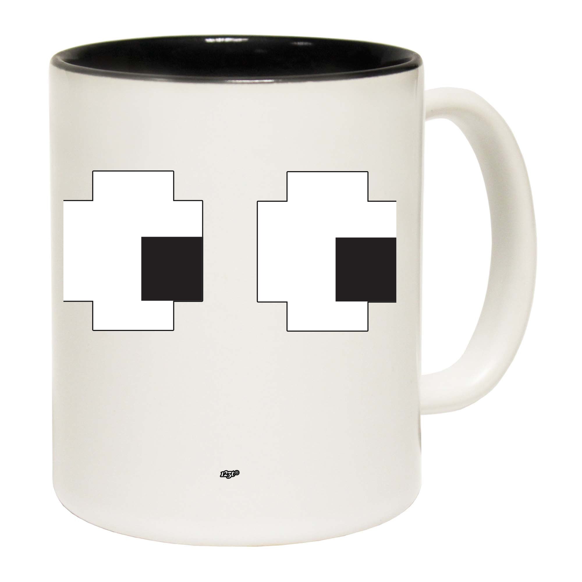 Pixel Eyes - Funny Coffee Mug