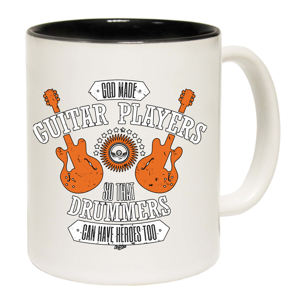 God Made Guitar Players - Funny Coffee Mug Cup