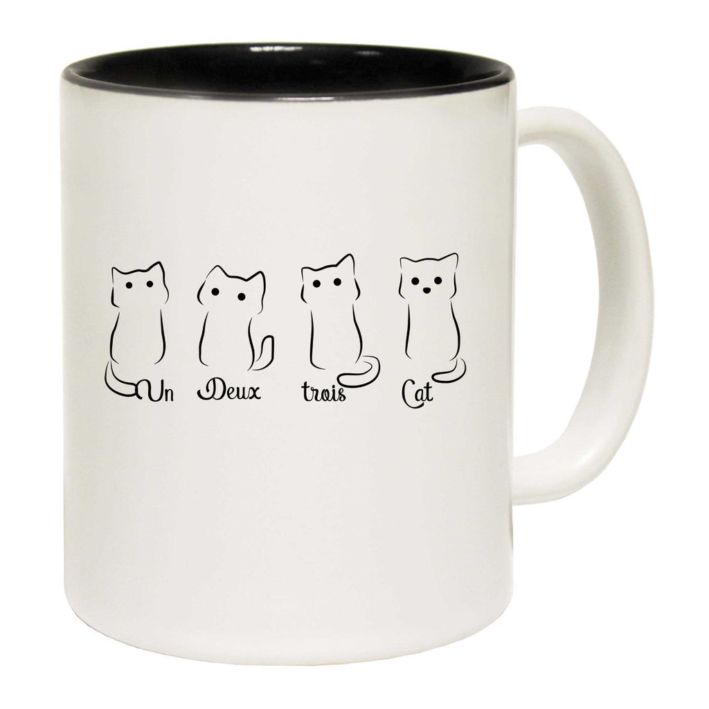 Un Deux Trois Cat - Funny Coffee Mug