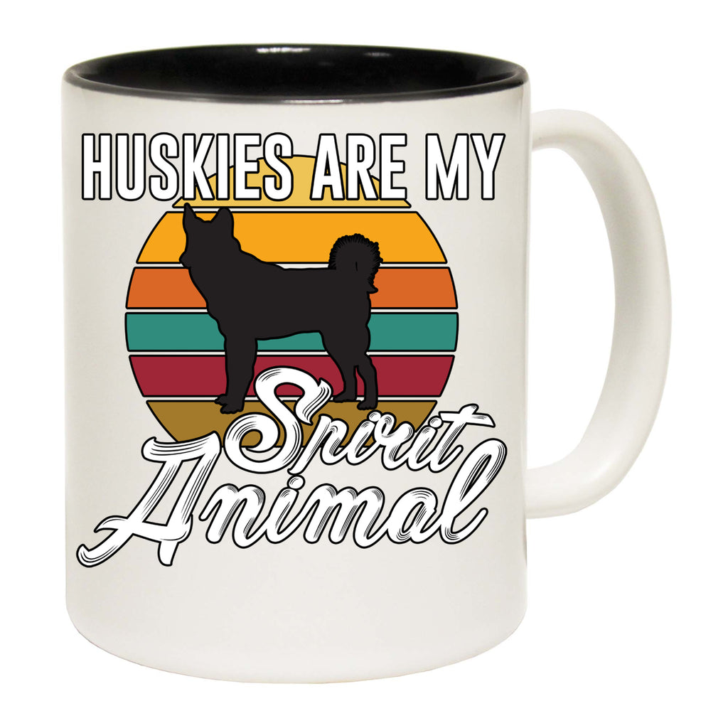 Huskies Spirit Dogs Dog Pet Animal - Funny Coffee Mug
