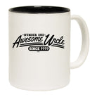 Awesome Uncle Since Your Year - Funny Coffee Mug Cup
