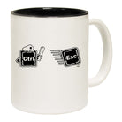 Ctrl Esc Keys Computer - Funny Coffee Mug Cup