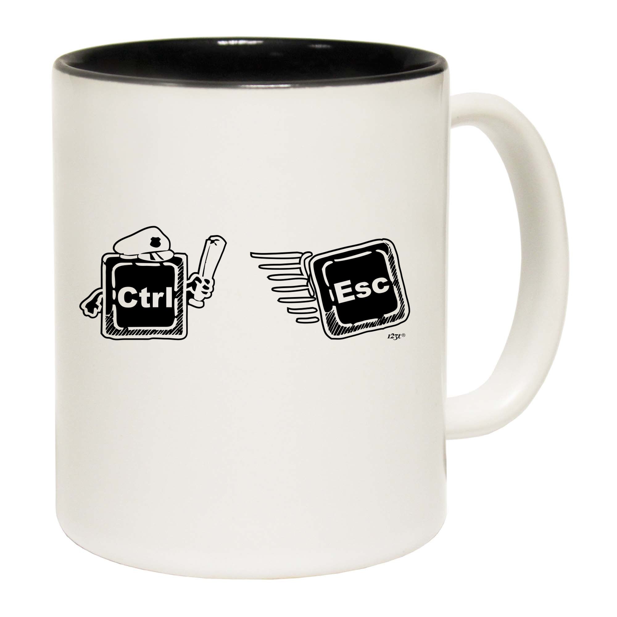 Ctrl Esc Keys Computer - Funny Coffee Mug Cup