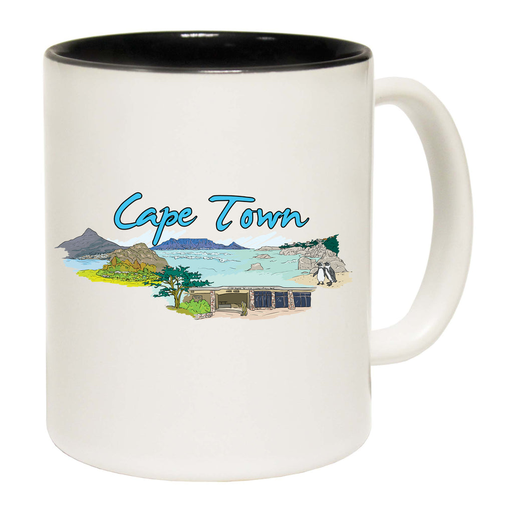 Cape Town South Africa Country Flag Destination - Funny Coffee Mug