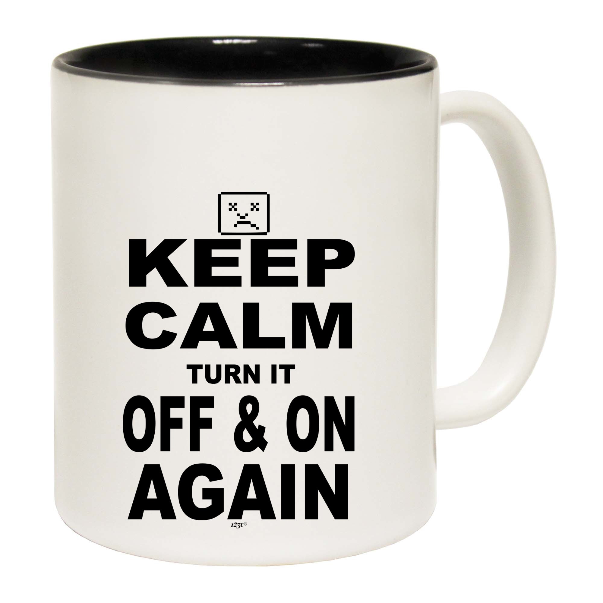 Keep Calm Turn It Off And On Again - Funny Coffee Mug