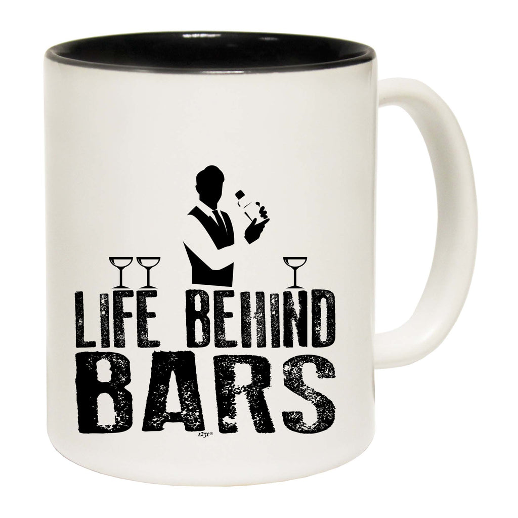Life Behind Bars Barman - Funny Coffee Mug