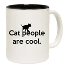 Cat People Are Cool - Funny Coffee Mug Cup