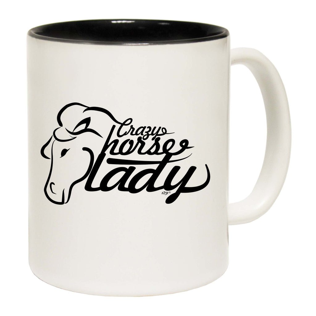 Crazy Horse Lady Pony - Funny Coffee Mug Cup