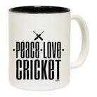 Peace Love Cricket - Funny Coffee Mug
