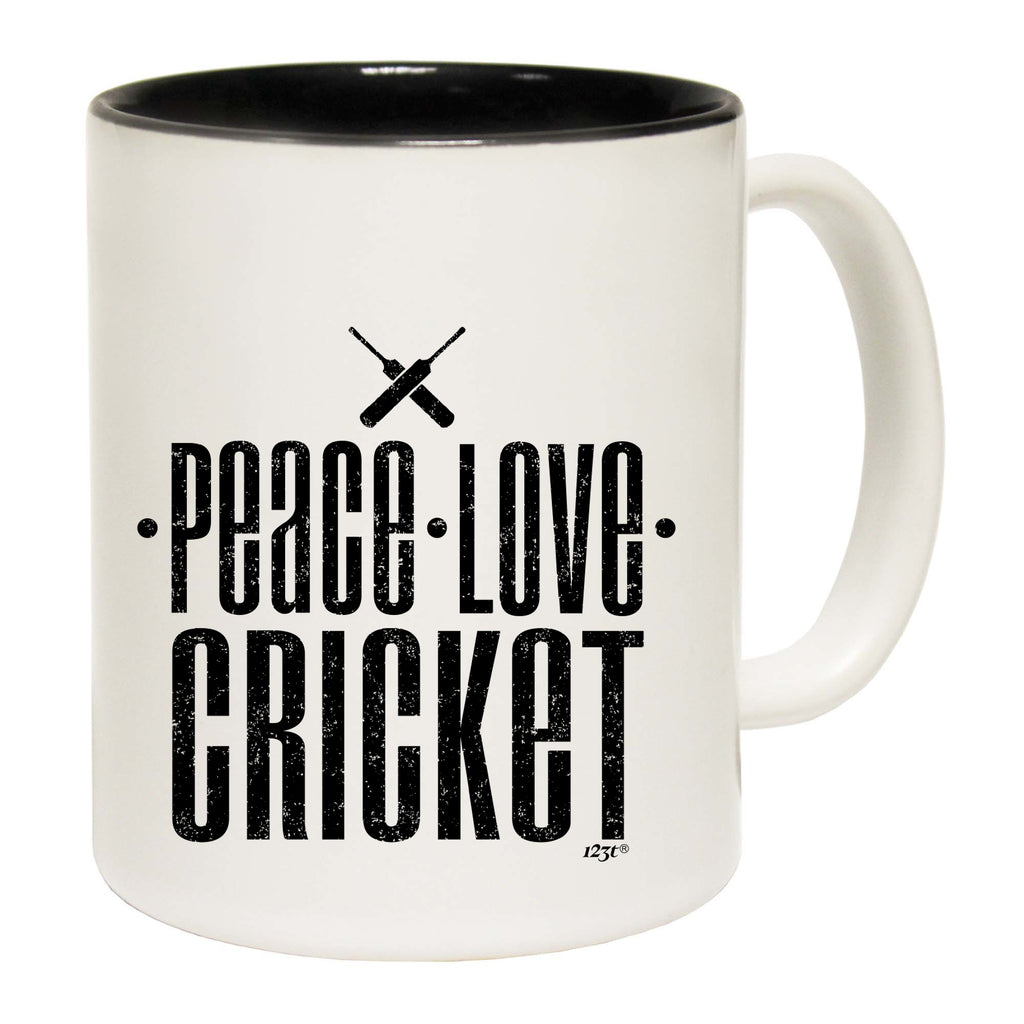 Peace Love Cricket - Funny Coffee Mug