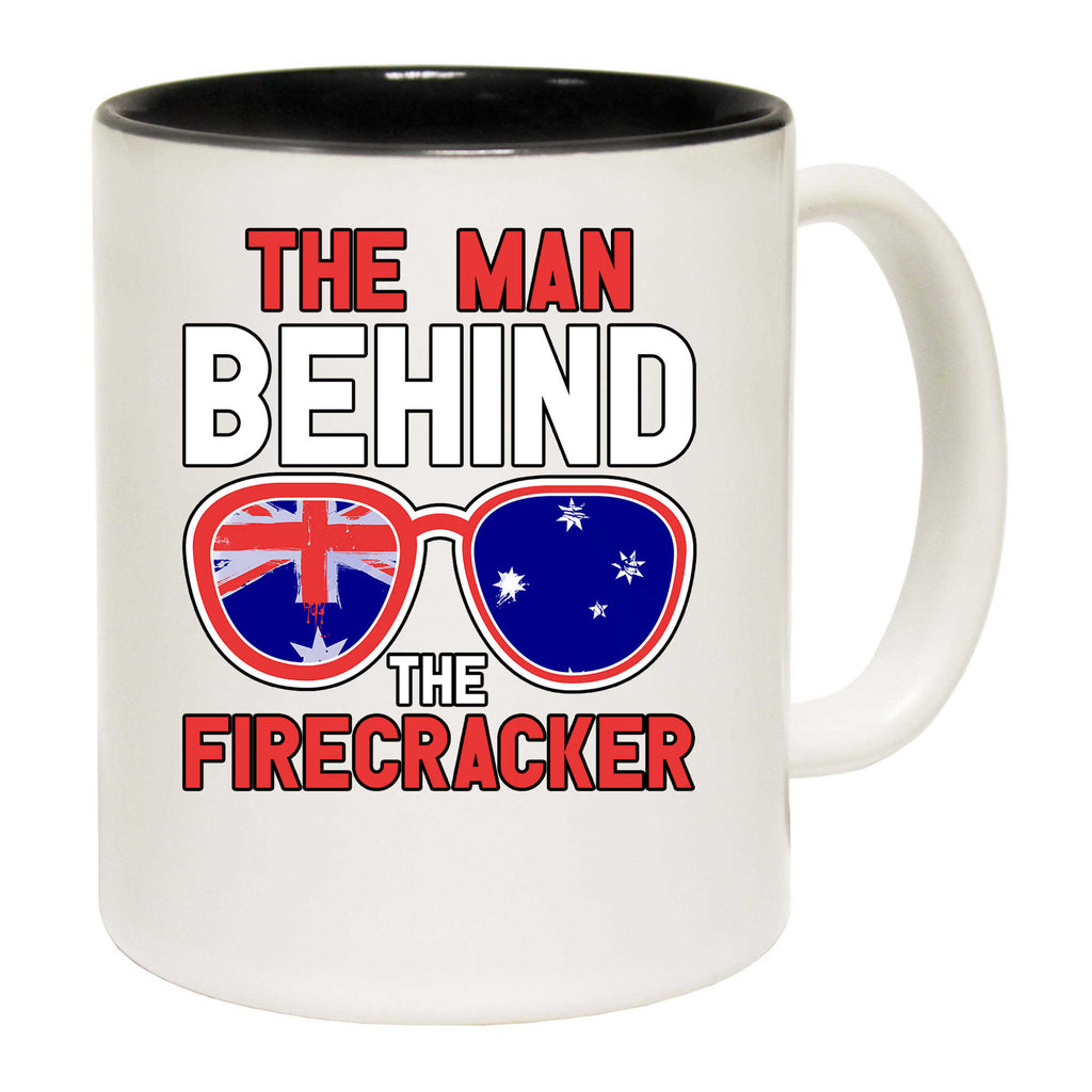 The Man Behind The Firecracker Australia Flag - Funny Coffee Mug