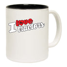 Love Tractors Stencil - Funny Coffee Mug