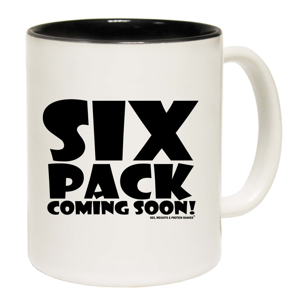 Swps Six Pack Coming Soon Black - Funny Coffee Mug