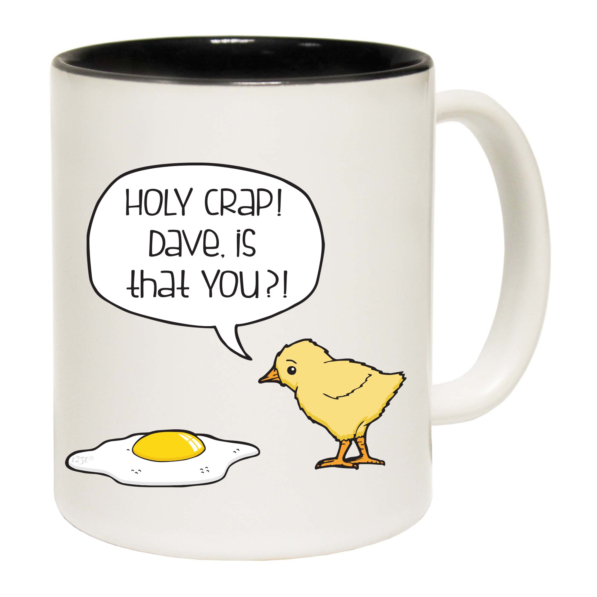 Holy Crap Dave Chicken Egg - Funny Coffee Mug Cup
