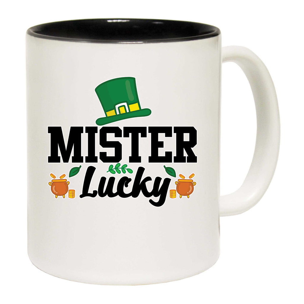 Mister Lucky V2 Irish St Patricks Day Ireland - Funny Coffee Mug