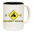 Scooter Life Is A Journey Ride - Funny Coffee Mug