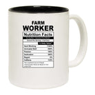 Farm Worker Nutrition Facts - Funny Coffee Mug