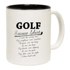 Oob Golf Excuse Shirt - Funny Coffee Mug