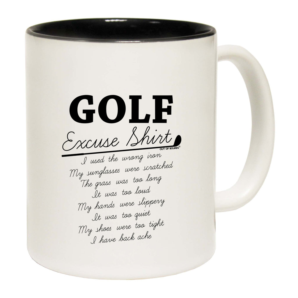 Oob Golf Excuse Shirt - Funny Coffee Mug