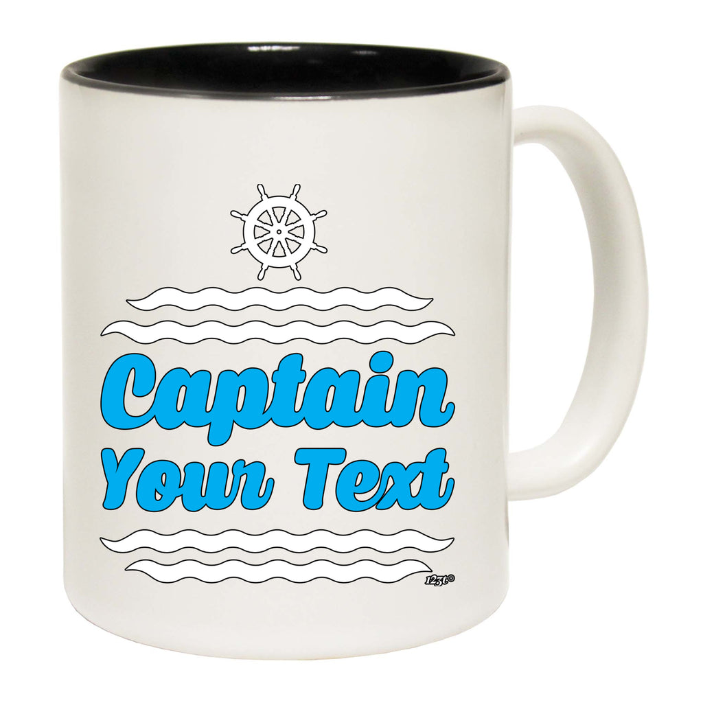 Captain Your Text Personalised - Funny Coffee Mug Cup