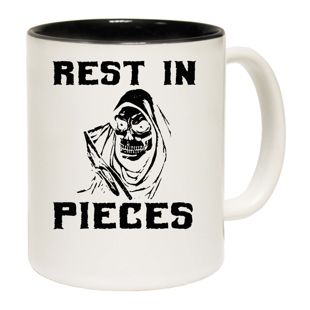 Rest In Pieces Halloween - Funny Coffee Mug