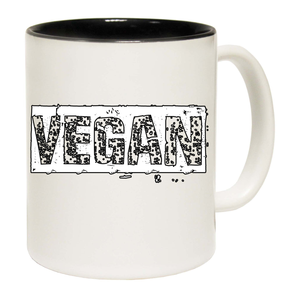 Vegan Sign Food - Funny Coffee Mug