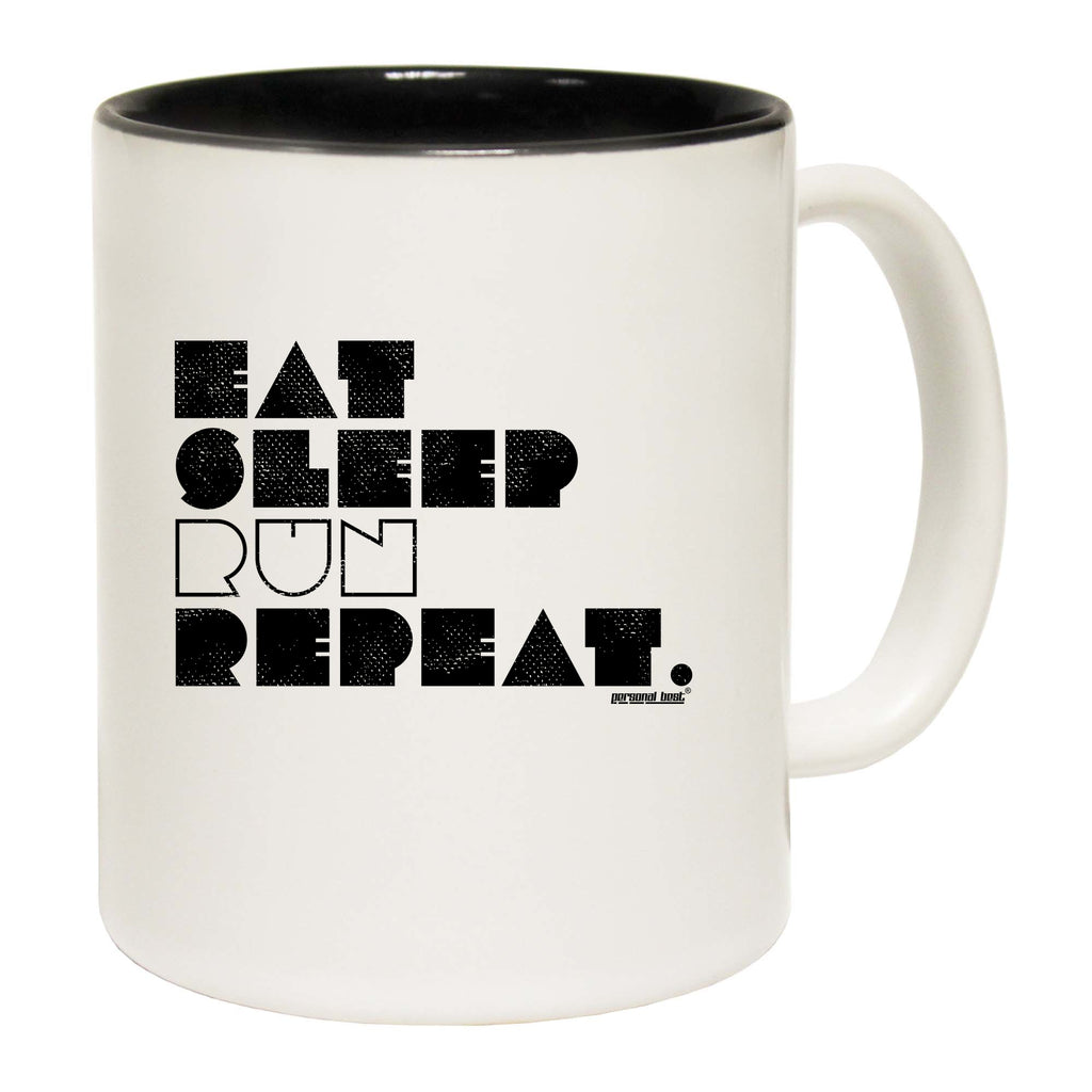 Pb Eat Sleep Run Repeat - Funny Coffee Mug