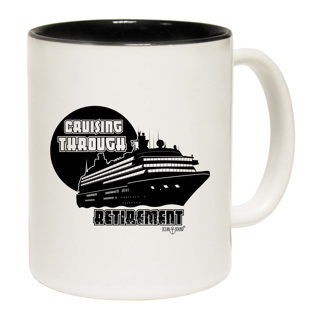 Ob Cruising Through Retirement - Funny Coffee Mug